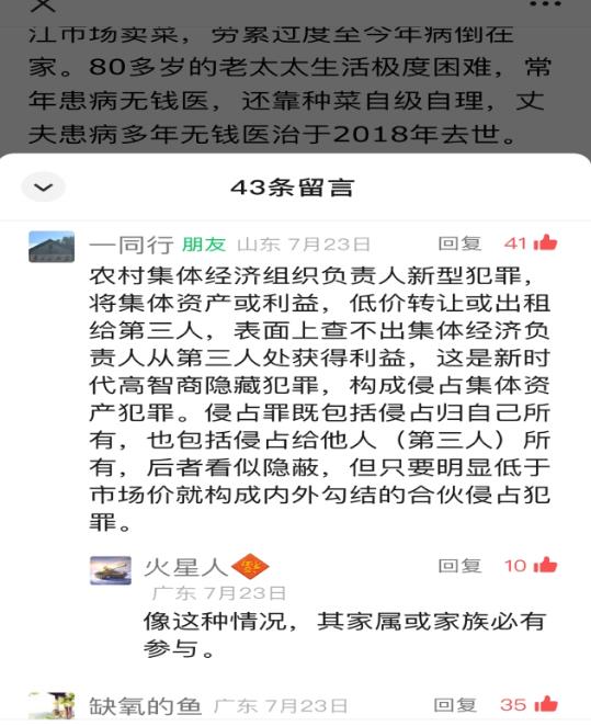 广东佛山丹灶镇农民呼声之四:荷村书记徐铨昌被上级巡察出多项违