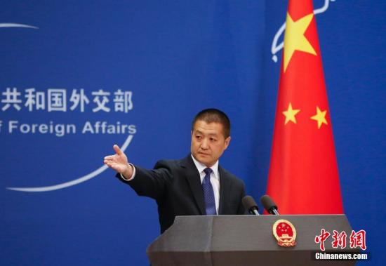 中国外交部发言人陆慷。发 刘关关 摄 外交部:一中原则是国际大义、人心所向、大势所趋、势不可挡