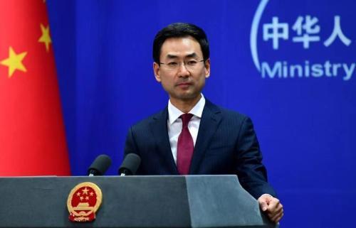 外交部发言人耿爽。 中方:期待通过德总统访华增进中德之间政治和战略互信